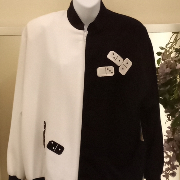 NWT- Vintage Niki Peters Domino  Jacket - Picture 1 of 11